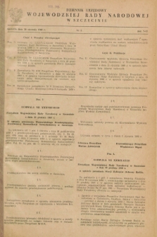Dziennik Urzędowy Wojewódzkiej Rady Narodowej w Szczecinie. 1960, nr 2 (30 stycznia)