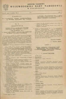 Dziennik Urzędowy Wojewódzkiej Rady Narodowej w Szczecinie. 1960, nr 17 (31 grudnia)