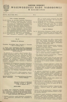 Dziennik Urzędowy Wojewódzkiej Rady Narodowej w Szczecinie. 1962, nr 6 (10 maja)