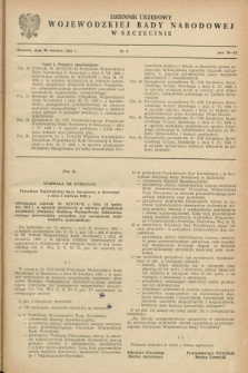 Dziennik Urzędowy Wojewódzkiej Rady Narodowej w Szczecinie. 1962, nr 8 (30 czerwca)