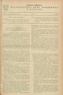 Dziennik Urzędowy Wojewódzkiej Rady Narodowej w Szczecinie. 1962, nr 12 (31 października)
