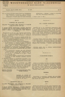 Dziennik Urzędowy Wojewódzkiej Rady Narodowej w Szczecinie. 1962, nr 16 (31 grudnia)