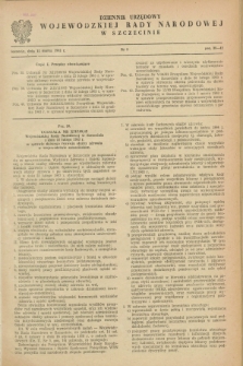 Dziennik Urzędowy Wojewódzkiej Rady Narodowej w Szczecinie. 1963, nr 5 (12 marca)