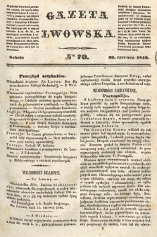 Gazeta Lwowska. 1846, nr 70