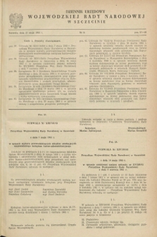 Dziennik Urzędowy Wojewódzkiej Rady Narodowej w Szczecinie. 1963, nr 9 (27 maja)