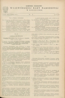Dziennik Urzędowy Wojewódzkiej Rady Narodowej w Szczecinie. 1963, nr 11 (22 czerwca)