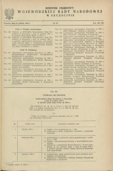 Dziennik Urzędowy Wojewódzkiej Rady Narodowej w Szczecinie. 1963, nr 21 (31 grudnia)