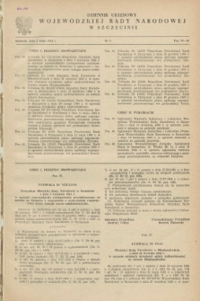 Dziennik Urzędowy Wojewódzkiej Rady Narodowej w Szczecinie. 1964, nr 6 (2 maja)