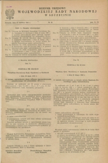 Dziennik Urzędowy Wojewódzkiej Rady Narodowej w Szczecinie. 1964, nr 10 (27 czerwca)