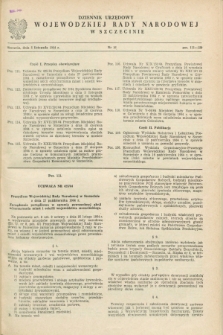 Dziennik Urzędowy Wojewódzkiej Rady Narodowej w Szczecinie. 1964, nr 16 (5 listopada)