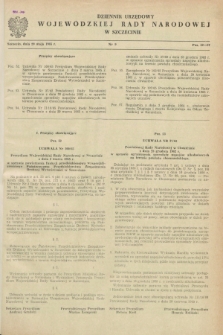Dziennik Urzędowy Wojewódzkiej Rady Narodowej w Szczecinie. 1965, nr 9 (20 maja)