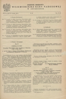 Dziennik Urzędowy Wojewódzkiej Rady Narodowej w Szczecinie. 1965, nr 15 (20 września)