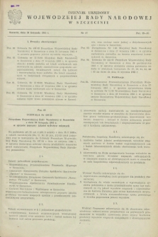 Dziennik Urzędowy Wojewódzkiej Rady Narodowej w Szczecinie. 1965, nr 17 (30 listopada)