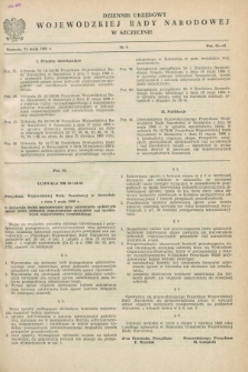 Dziennik Urzędowy Wojewódzkiej Rady Narodowej w Szczecinie. 1966, nr 6 (31 maja)