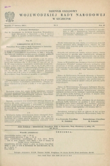Dziennik Urzędowy Wojewódzkiej Rady Narodowej w Szczecinie. 1966, nr 7 (17 czerwca)