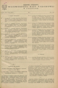 Dziennik Urzędowy Wojewódzkiej Rady Narodowej w Szczecinie. 1967, nr 2 (7 lutego)