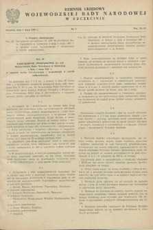 Dziennik Urzędowy Wojewódzkiej Rady Narodowej w Szczecinie. 1967, nr 5 (5 maja)