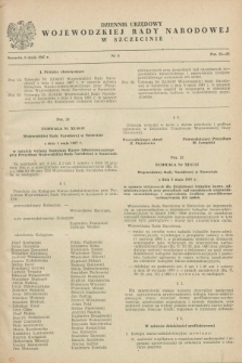 Dziennik Urzędowy Wojewódzkiej Rady Narodowej w Szczecinie. 1967, nr 6 (8 maja)