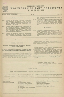 Dziennik Urzędowy Wojewódzkiej Rady Narodowej w Szczecinie. 1968, nr 2 (25 stycznia)