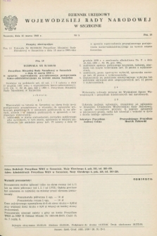 Dziennik Urzędowy Wojewódzkiej Rady Narodowej w Szczecinie. 1968, nr 5 (15 marca)