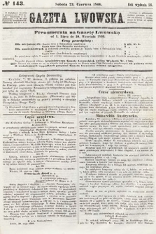 Gazeta Lwowska. 1866, nr 143