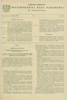 Dziennik Urzędowy Wojewódzkiej Rady Narodowej w Szczecinie. 1969, nr 7 (20 kwietnia)