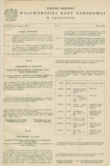 Dziennik Urzędowy Wojewódzkiej Rady Narodowej w Szczecinie. 1969, nr 16 (13 sierpnia)