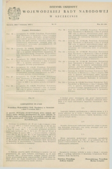 Dziennik Urzędowy Wojewódzkiej Rady Narodowej w Szczecinie. 1969, nr 17 (2 września)