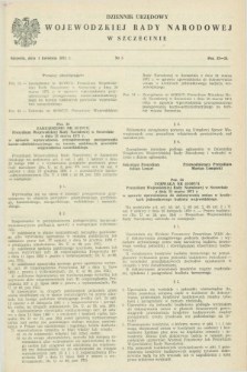 Dziennik Urzędowy Wojewódzkiej Rady Narodowej w Szczecinie. 1971, nr 5 (1 kwietnia)