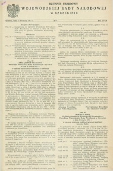 Dziennik Urzędowy Wojewódzkiej Rady Narodowej w Szczecinie. 1971, nr 6 (24 kwietnia)