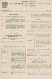 Dziennik Urzędowy Wojewódzkiej Rady Narodowej w Szczecinie. 1972, nr 2 (3 luty)