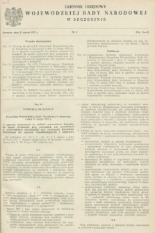 Dziennik Urzędowy Wojewódzkiej Rady Narodowej w Szczecinie. 1972, nr 3 (15 marca)