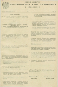 Dziennik Urzędowy Wojewódzkiej Rady Narodowej w Szczecinie. 1972, nr 6 (11 maja)