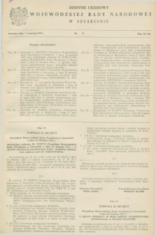 Dziennik Urzędowy Wojewódzkiej Rady Narodowej w Szczecinie. 1972, nr 12 (7 września)