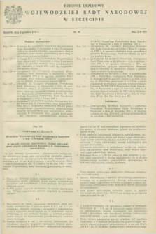 Dziennik Urzędowy Wojewódzkiej Rady Narodowej w Szczecinie. 1972, nr 16 (9 grudnia)