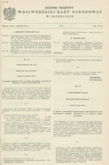 Dziennik Urzędowy Wojewódzkiej Rady Narodowej w Szczecinie. 1975, nr 9 (1 września)