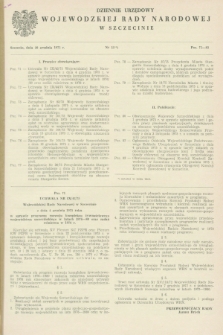 Dziennik Urzędowy Wojewódzkiej Rady Narodowej w Szczecinie. 1975, nr 12 (20 grudnia)