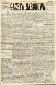 Gazeta Narodowa. 1875, nr 240