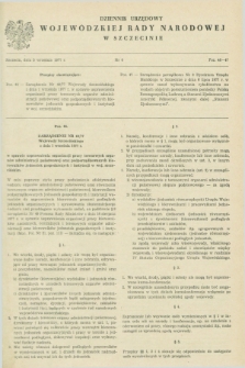 Dziennik Urzędowy Wojewódzkiej Rady Narodowej w Szczecinie. 1977, nr 6 (5 września)