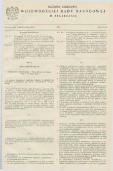 Dziennik Urzędowy Wojewódzkiej Rady Narodowej w Szczecinie. 1978, nr 8 (16 października)