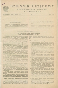 Dziennik Urzędowy Wojewódzkiej Rady Narodowej w Skierniewicach. 1976, nr 2 (4 lutego)