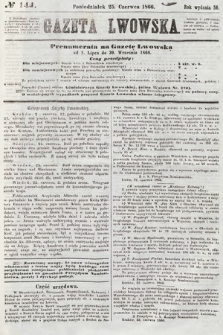 Gazeta Lwowska. 1866, nr 144