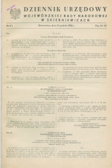 Dziennik Urzędowy Wojewódzkiej Rady Narodowej w Skierniewicach. 1983, nr 6 (31 grudnia)