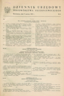 Dziennik Urzędowy Województwa Skierniewickiego. 1987, nr 5 (9 czerwca)