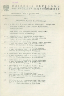 Dziennik Urzędowy Województwa Skierniewickiego. 1988, nr 17 (30 grudnia)