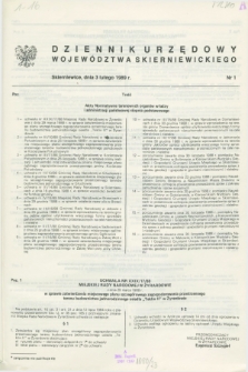 Dziennik Urzędowy Województwa Skierniewickiego. 1989, nr 1 (3 lutego)