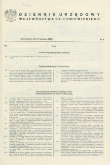 Dziennik Urzędowy Województwa Skierniewickiego. 1989, nr 4 (10 kwietnia)