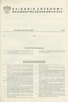 Dziennik Urzędowy Województwa Skierniewickiego. 1989, nr 6 (9 czerwca)
