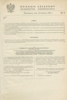 Dziennik Urzędowy Województwa Skierniewickiego. 1991, nr 4 (10 kwietnia)