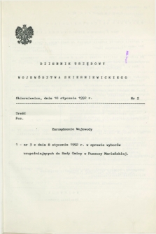 Dziennik Urzędowy Województwa Skierniewickiego. 1992, nr 2 (10 stycznia)